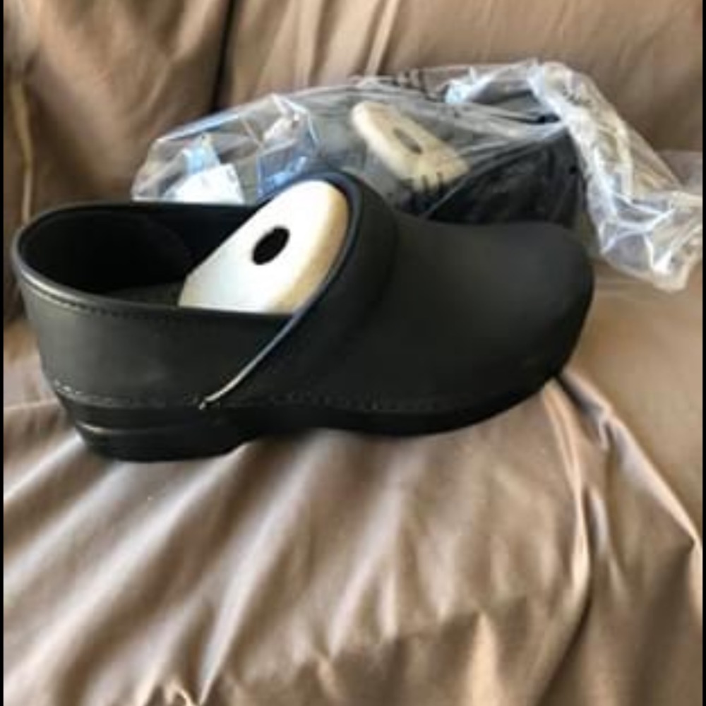 Dansko black clogs